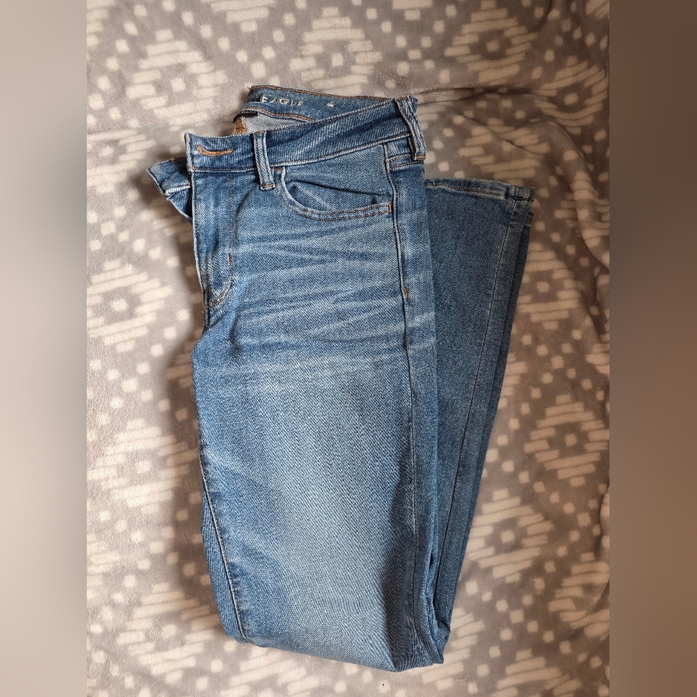 American Eagle Light Blue Stretch Jegging Jeans